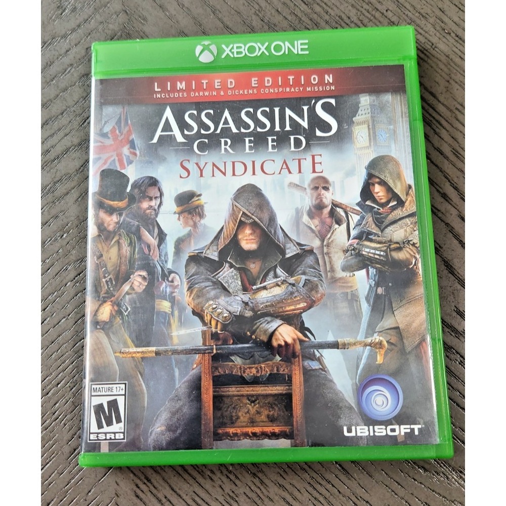 Xbox One Assassin's Creed Syndicate Limited‎ Edition Ubisoft Game Disc